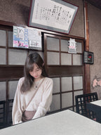 Orders surge! Basic loose-fitting knit long-sleeved shirt