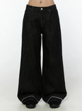 Dark Wash Baggy Jeans