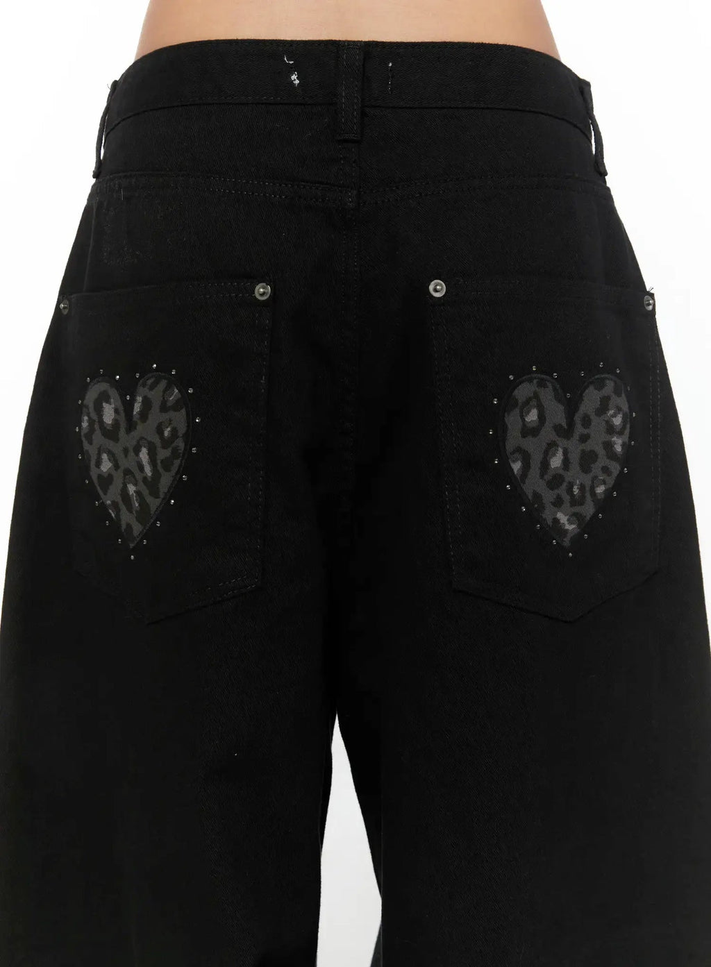 Heart Graphic Wide Pants