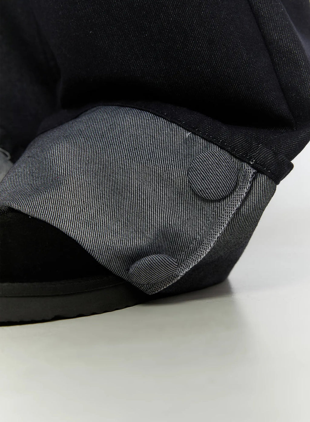 Raw Turn Up Baggy Jeans