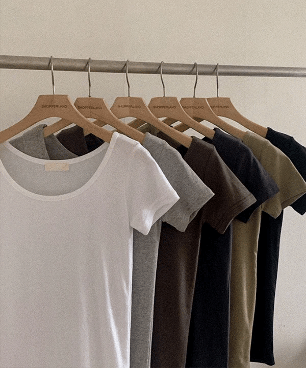 【日常舒適】Basic Round Tee