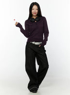 Dark Wash Baggy Jeans