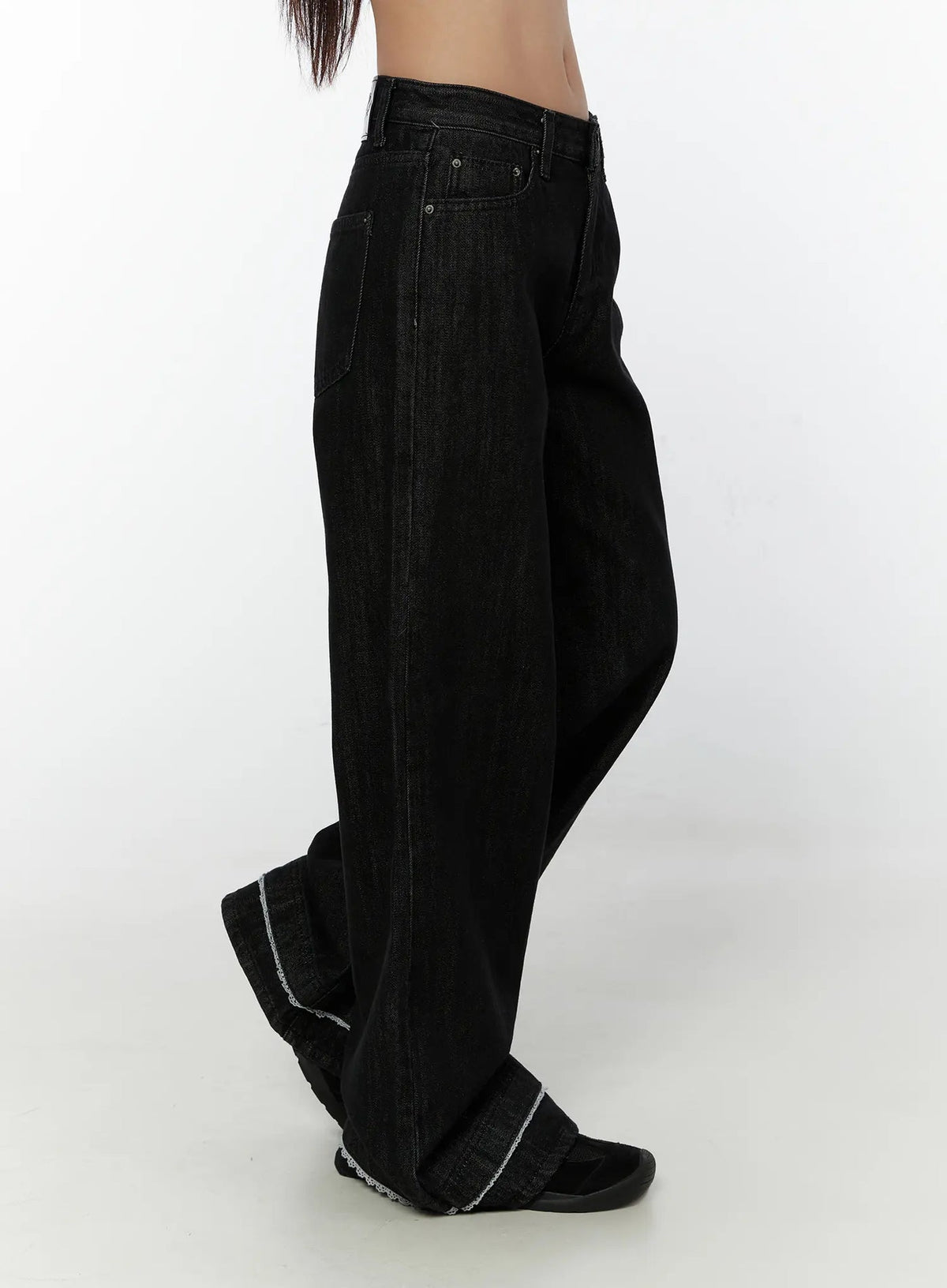 Dark Wash Baggy Jeans
