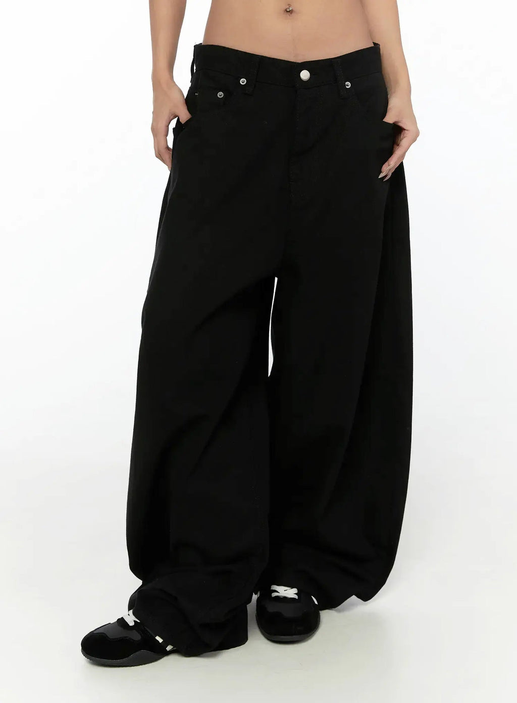 Heart Graphic Wide Pants