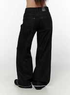 Dark Wash Baggy Jeans