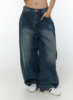 Bunny Vintage Baggy Jeans