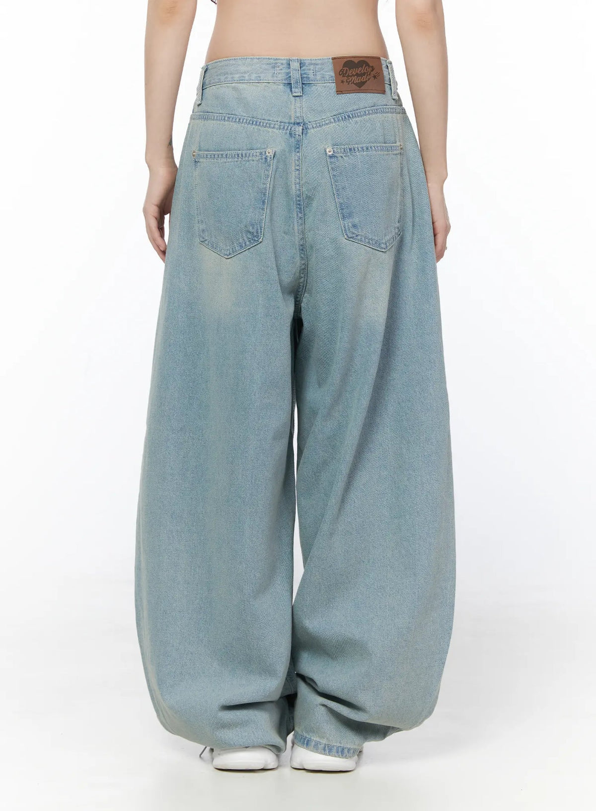 Heart Patch Baggy Jeans