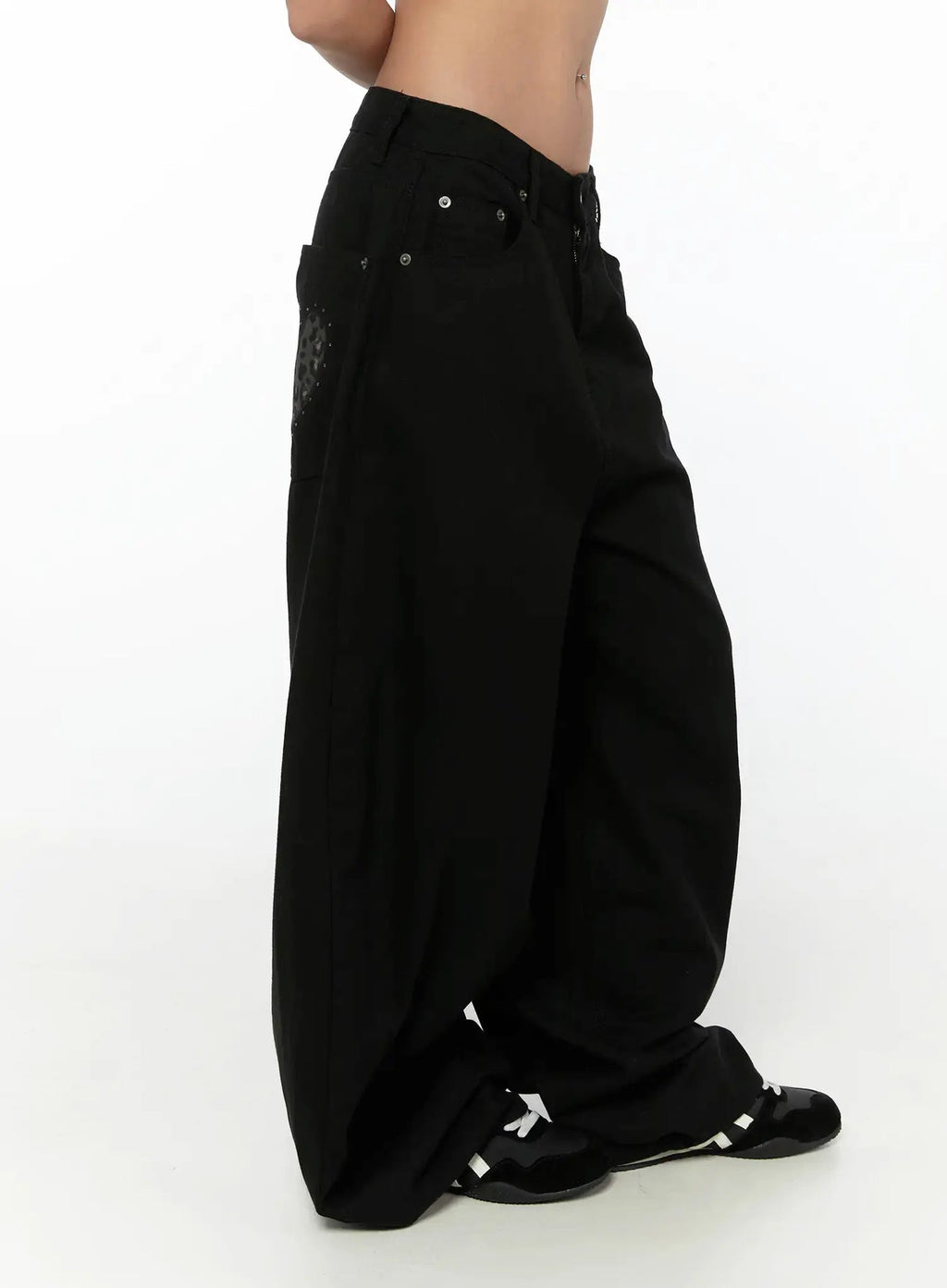 Heart Graphic Wide Pants