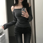【🍇年末節日】Midnight Double Strap Top