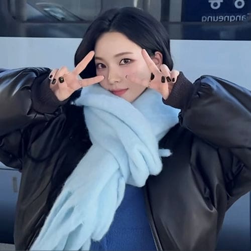 Karina同款！Engbrox Cotton Candy Muffler