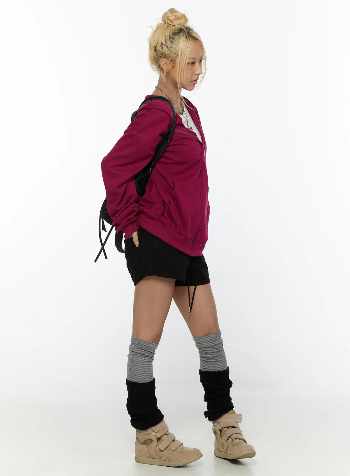 【🍂拼色神褲】Colorblock A-Line Shorts