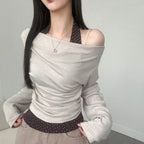 【秋冬約會】Flower Halter Top