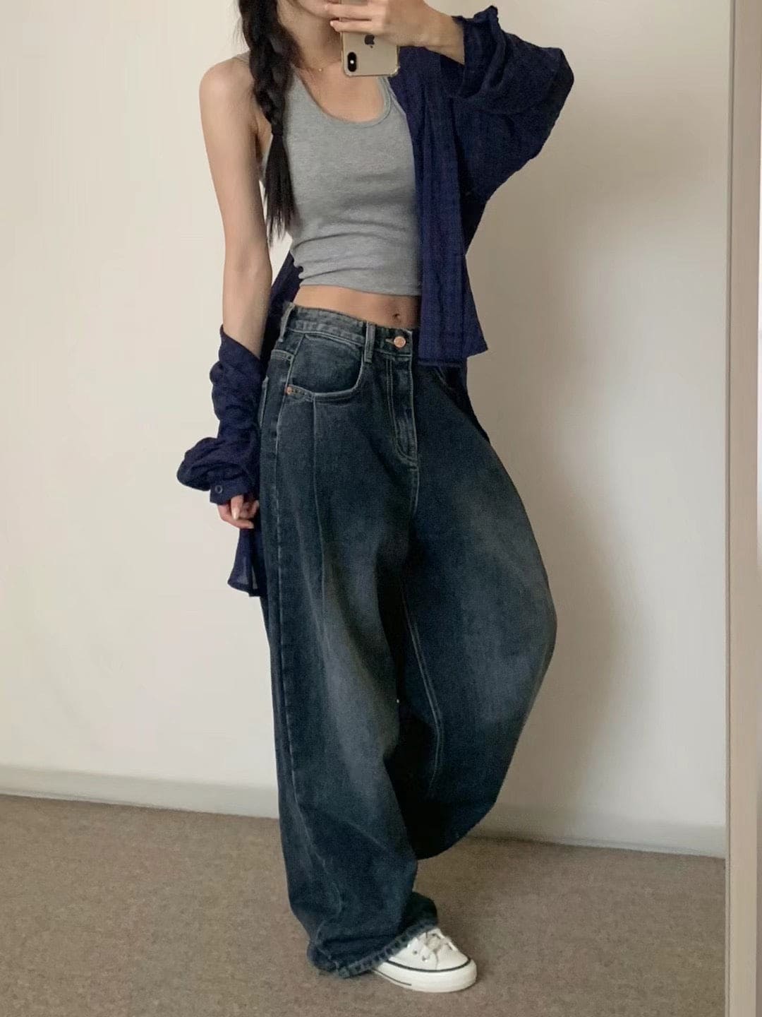 【秋冬ver.】Pintuck Balloon Wide Denim