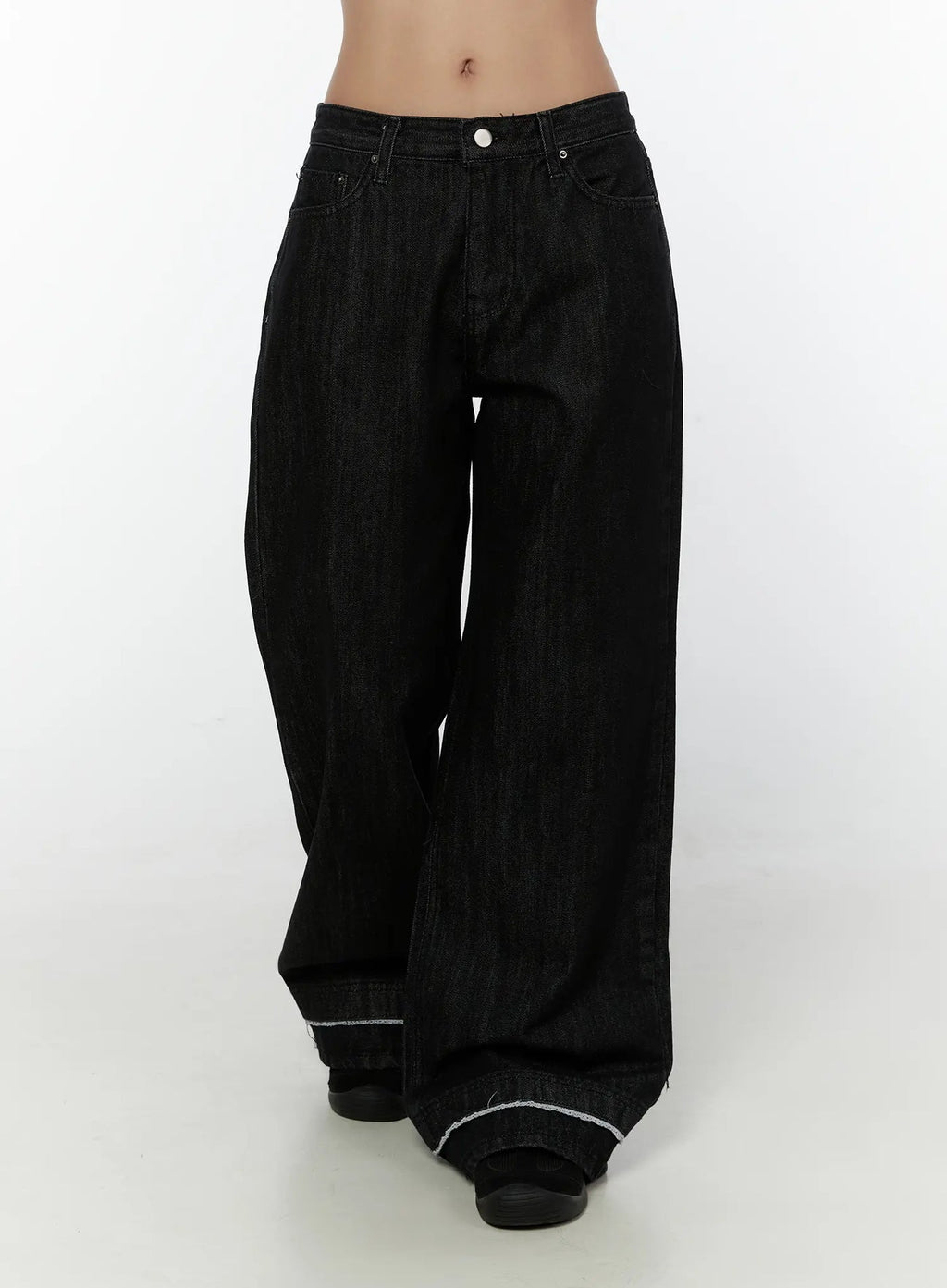 Dark Wash Baggy Jeans