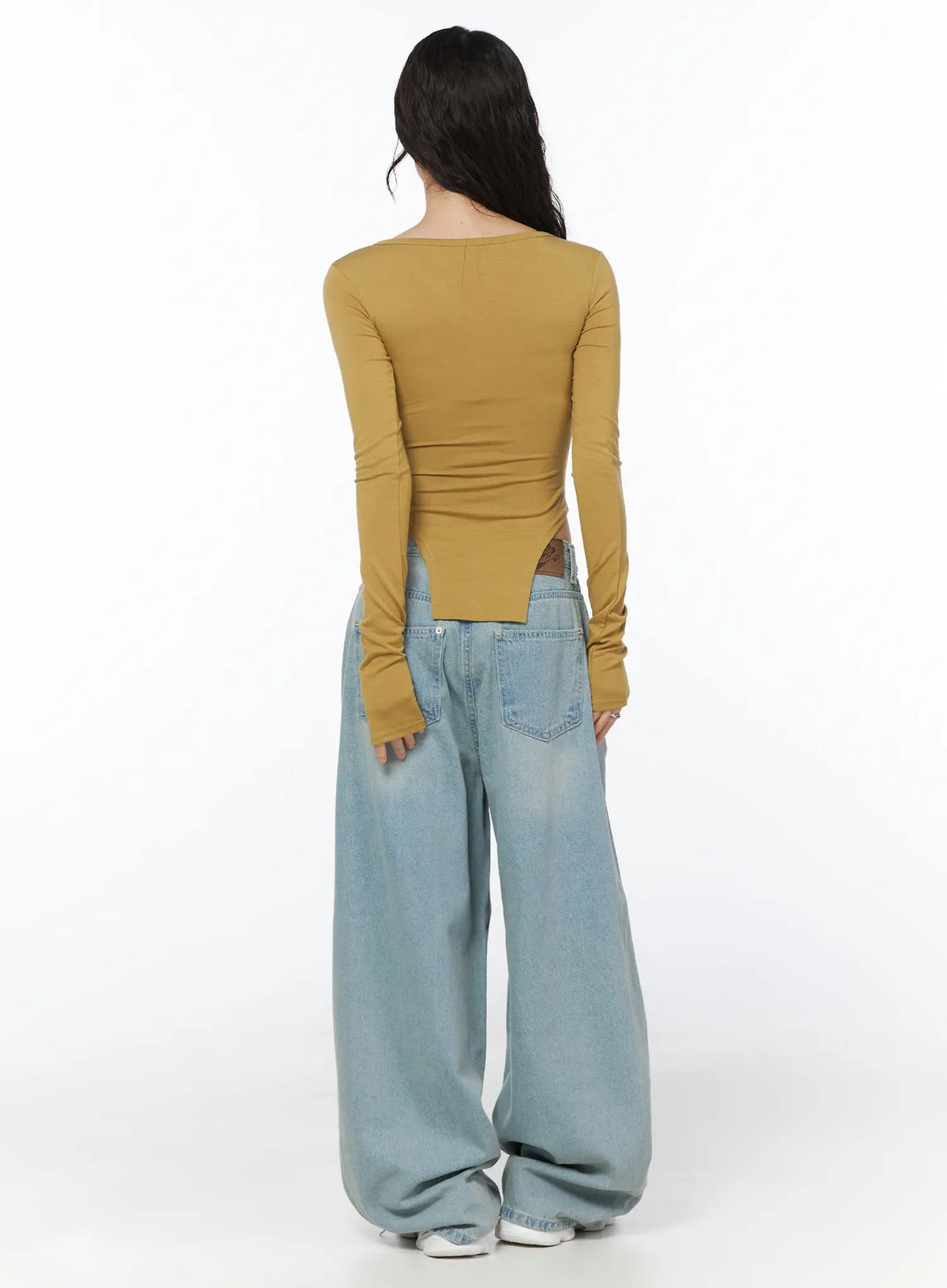 Heart Patch Baggy Jeans