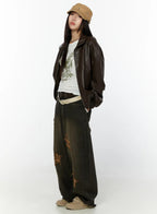 Ezekiel Tinted Star Patch Baggy Jeans