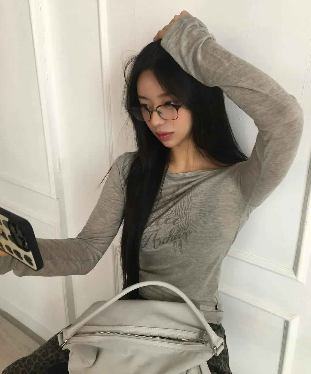 【JISOO同款】STAR WING SHEER LONG SLEEVE