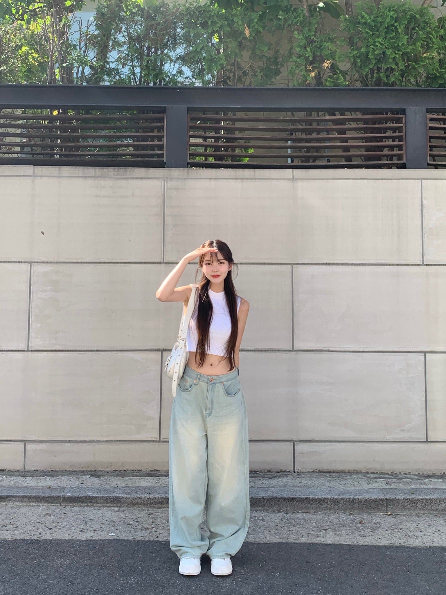 【Y2K Vibe】Cloud Cool Wide Jeans
