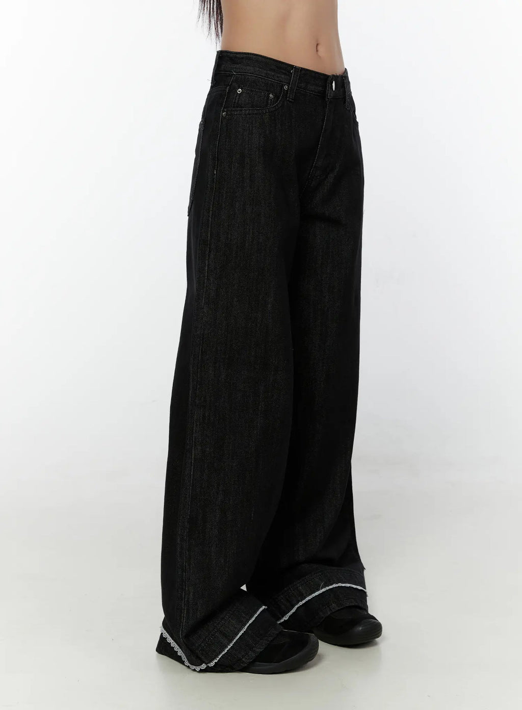 Dark Wash Baggy Jeans