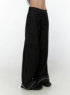 Dark Wash Baggy Jeans