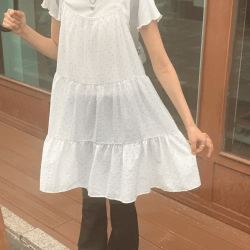 【清新可愛】Dot Cancan OPS