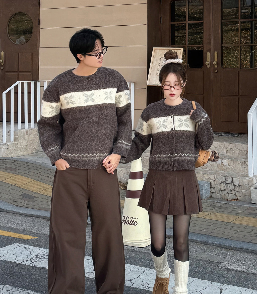 【☃️情侶裝】Snowflake Angora Knitwear