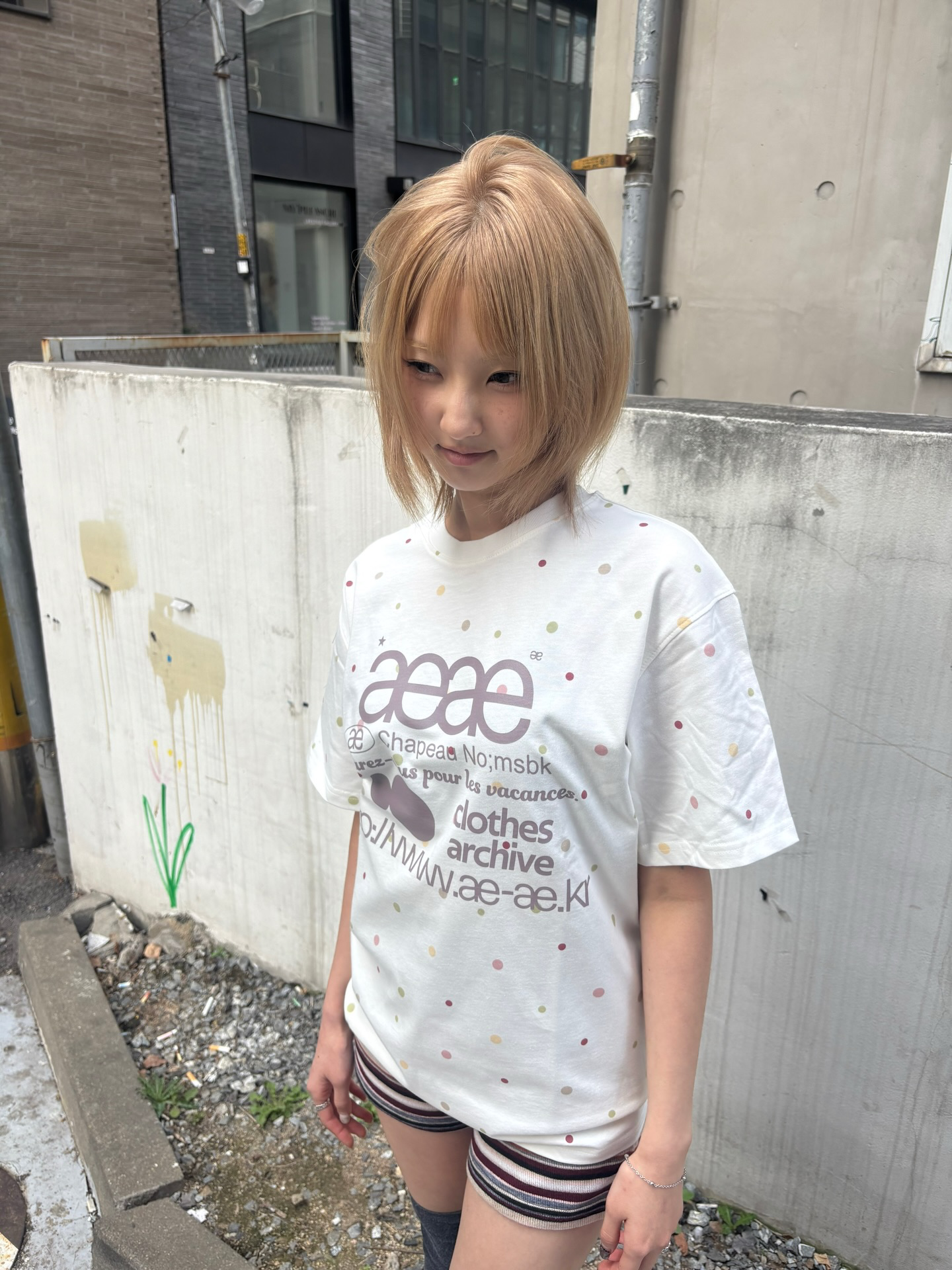 aeae - WEB LOGO DOT T-SHIRTS