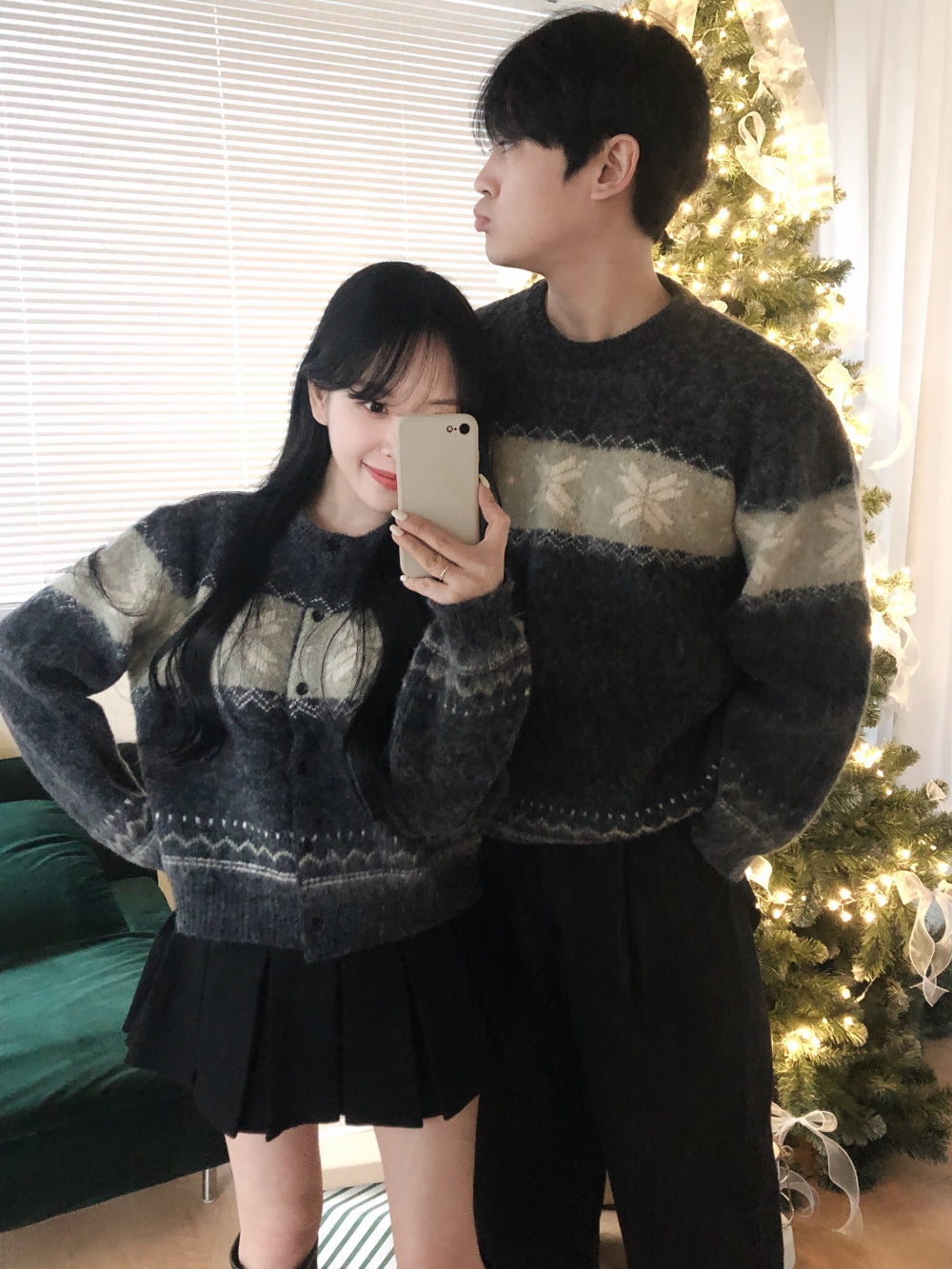 【☃️情侶裝】Snowflake Angora Knitwear