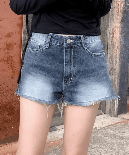 【🩶y2k vibe】Damaged Shorts Denim