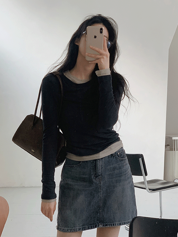 [Can be layered] Tencel Basic Tee