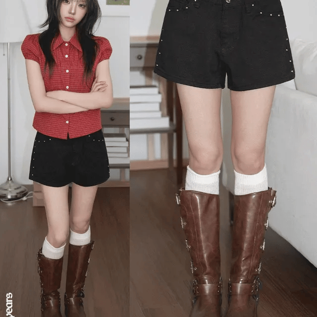 [Hot &amp; Spicy] Chill Denim Shorts 