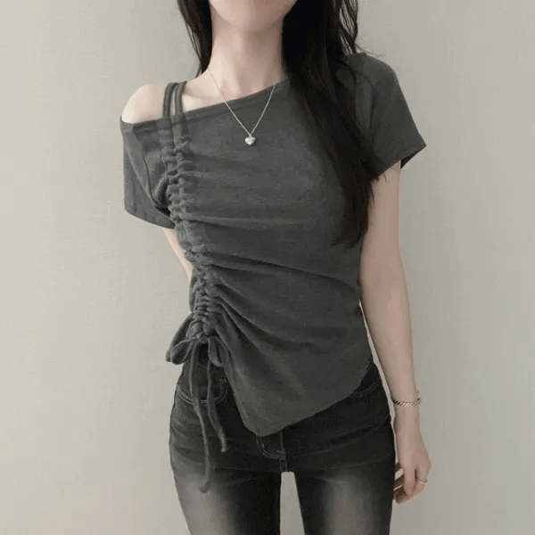 【summer ver.】One-Off Shirring Top