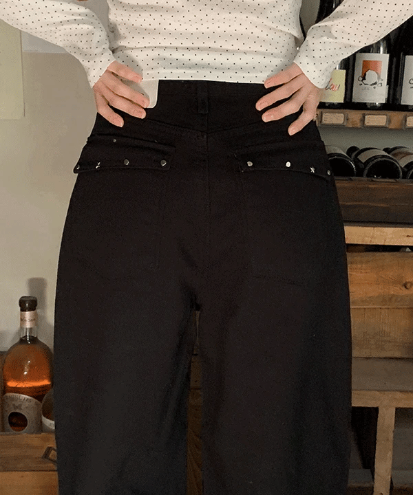 【🖤daily】Balloon Star Cotton Pants