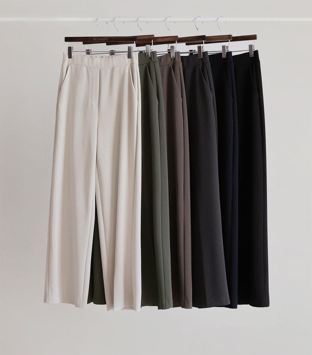 Korean website makes its own Soft Clean casual pants