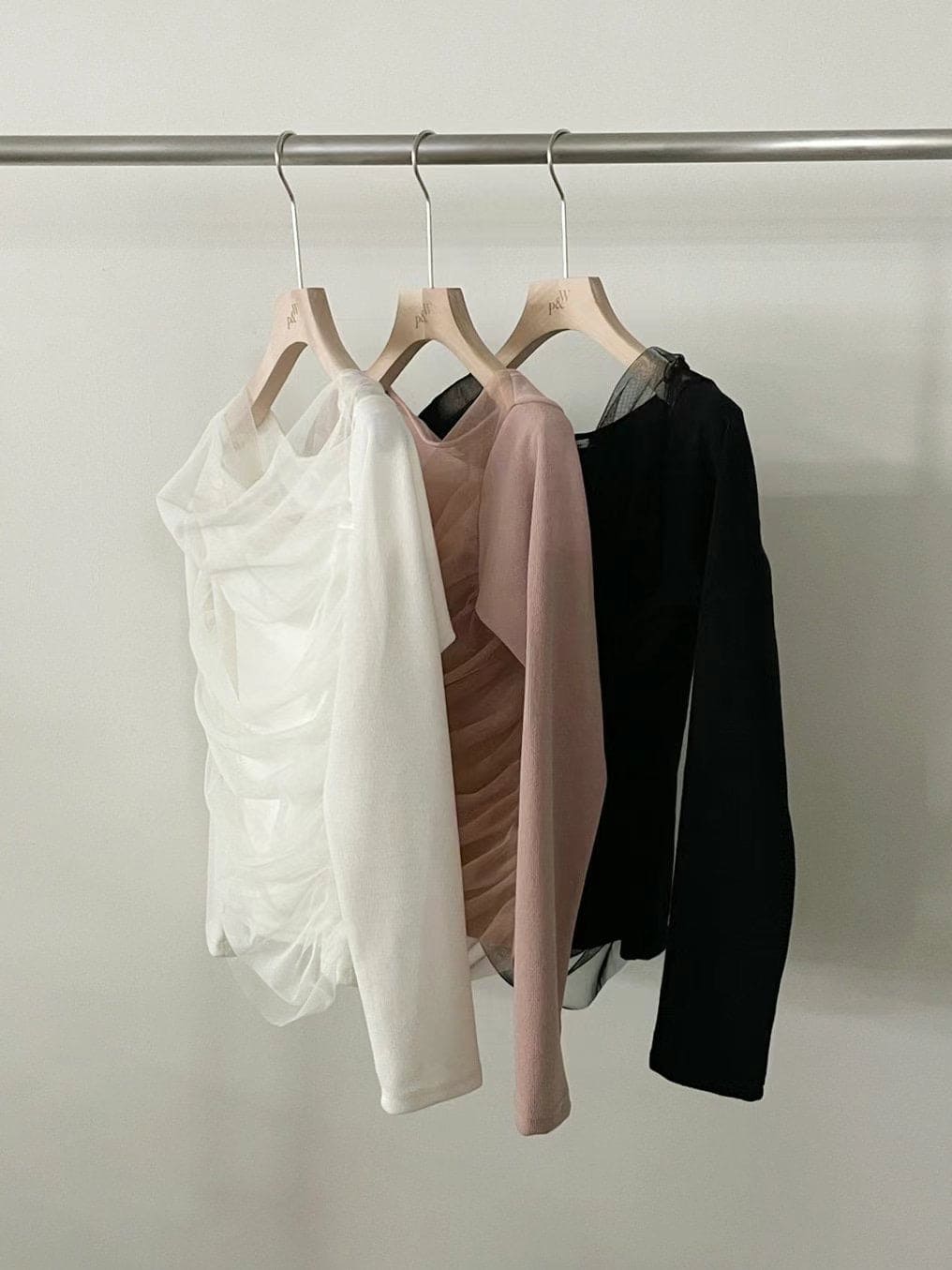 【🥂HOLIDAY PICK】Drape See-Through Tee 