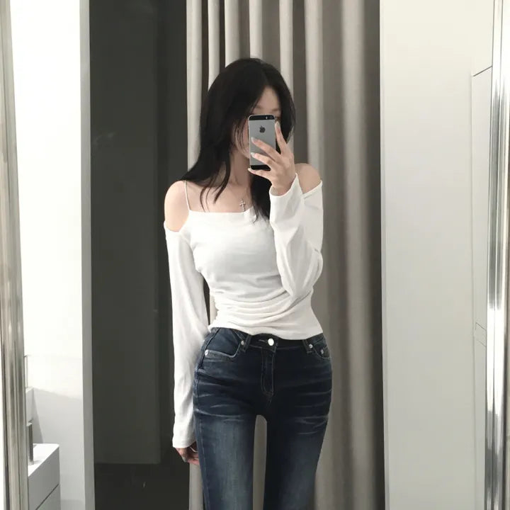 【🍇年末節日】Midnight Double Strap Top