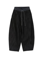 【條紋神褲】Stripe Wide Jeans