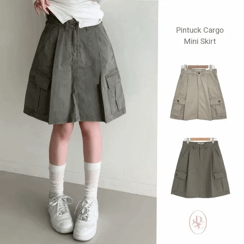 【工裝裙】Cargo Tunk Skirt