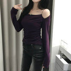 【🍇年末節日】Midnight Double Strap Top