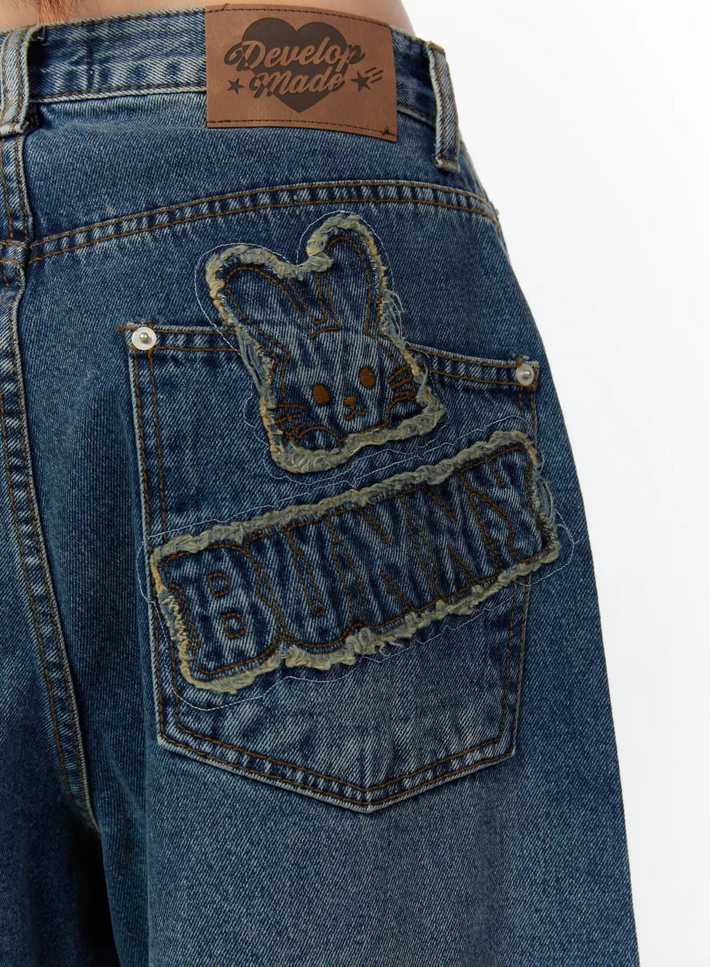 Bunny Vintage Baggy Jeans