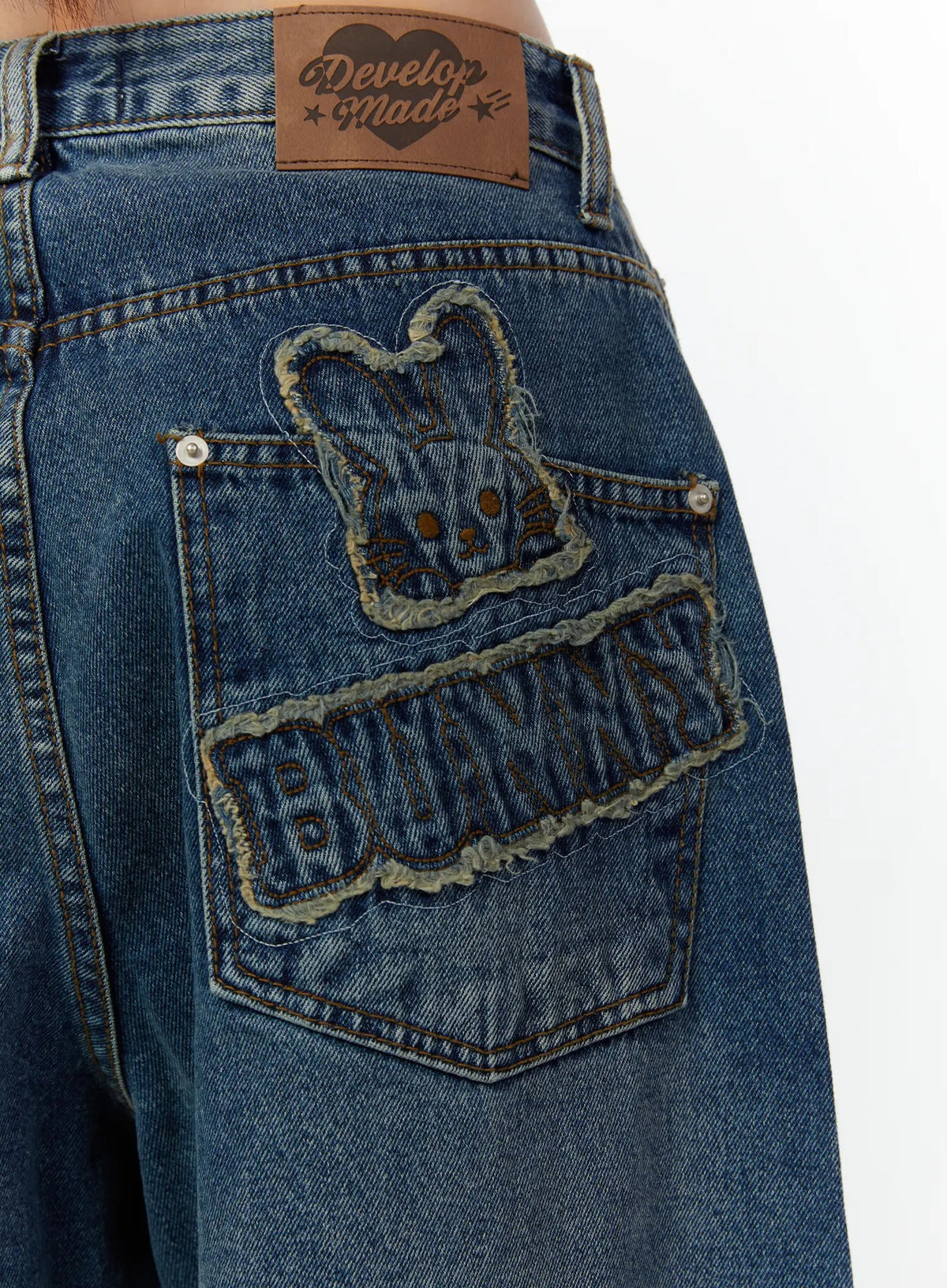 Bunny Vintage Baggy Jeans