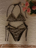 【🤎甜野豹踪】Leopard Bikini