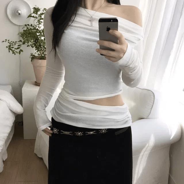 밑단절개오프셔링T