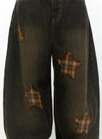 Ezekiel Tinted Star Patch Baggy Jeans