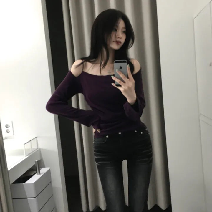 【🍇年末節日】Midnight Double Strap Top