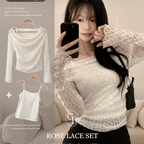 【🤎CP值高】Rose Lace Set