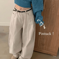 【彎刀神褲】Pintuck Balloon Pants