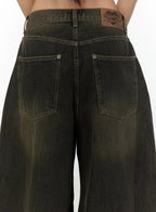 Ezekiel Tinted Star Patch Baggy Jeans