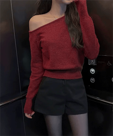 【🧧New Year Essential】Boat Neck Wool Knit 