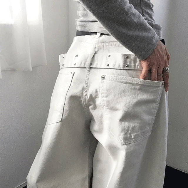 【彎刀神褲】Back Belt Pants